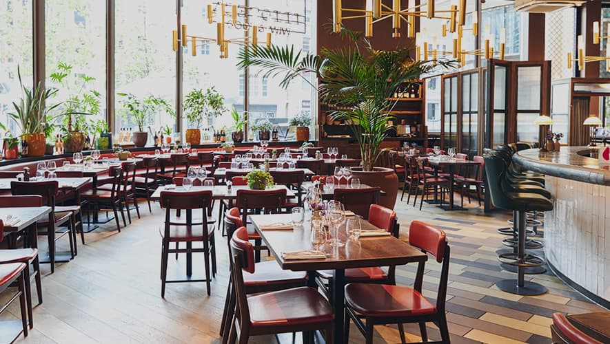 Photo de l'intérieur du restaurant de Dix-30