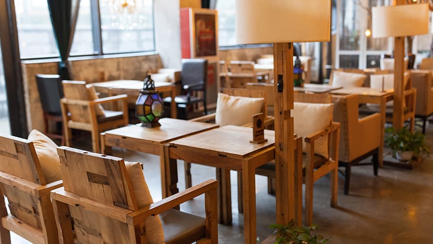Photo de l'intérieur du restaurant de Drummondville