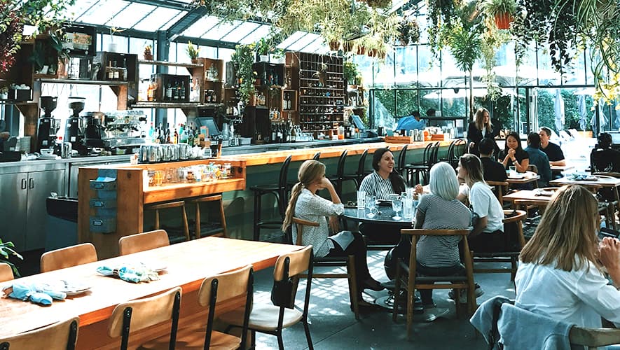 Photo de l'intérieur du restaurant de Trois-Rivières